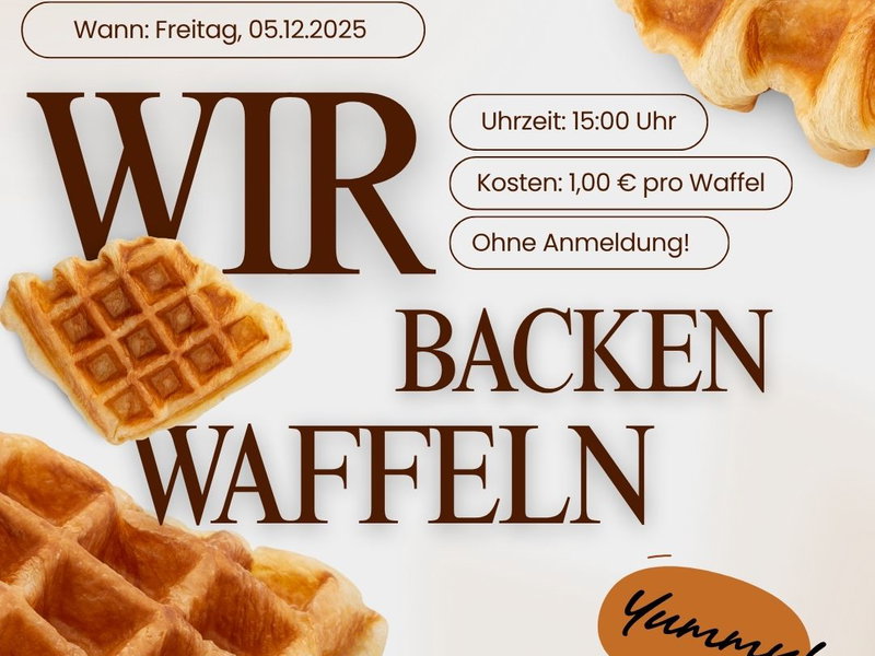 Wir backen Waffeln!